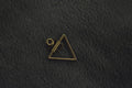 Gold 80's Triangle Charm