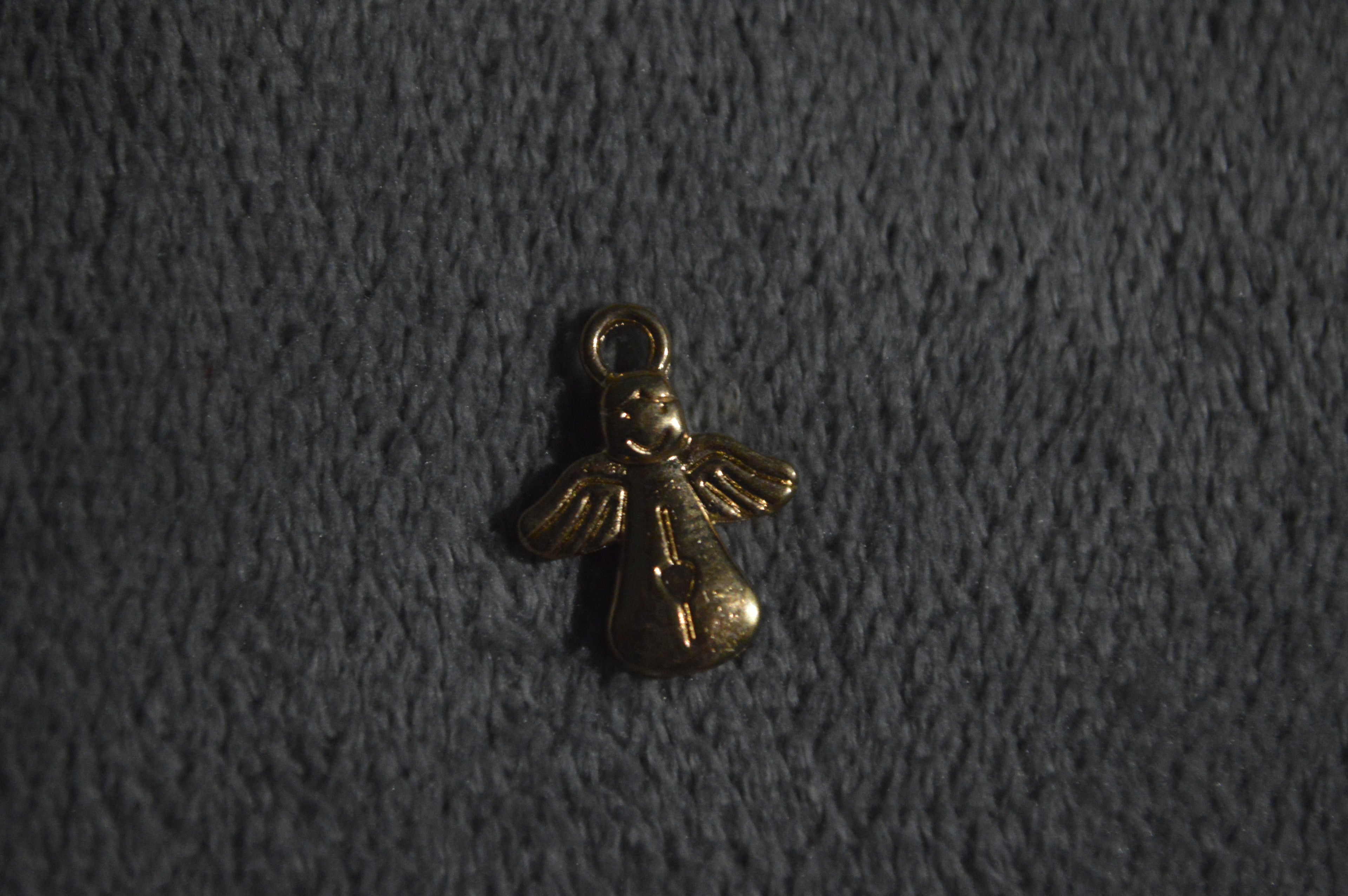 Gold Angel Charm