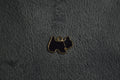 Gold Black Dog Charm