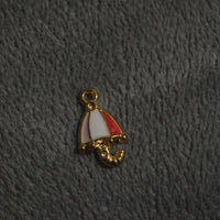 Gold Umbrella Charm