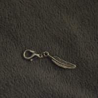 Silver Feather Charm