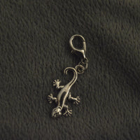 Silver Lizzard Charm