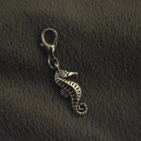 Silver Seahorse Charm