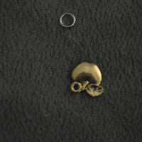 Tiny Gold Apple Charm